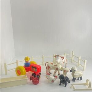 Vintage Fisher Price Farm Animal Set